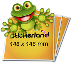 Firkantede airstickers