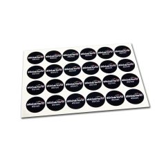 Runde papir klistremerker