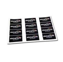 Firkantede papirklistremerker