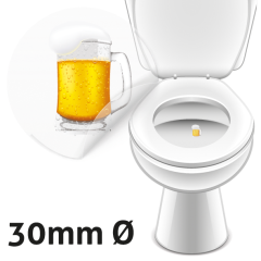 Øl toalett klistremerker 30mm