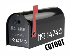 Utklippede klistremerker f.eks. bokstaver eller tall