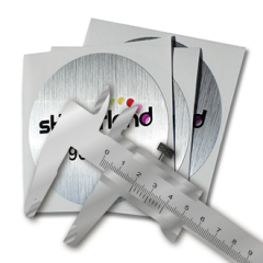 Alu look klistremerker i din egen valgte størrelse