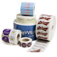 Flexo-etiketter på rull - Pantone-farger