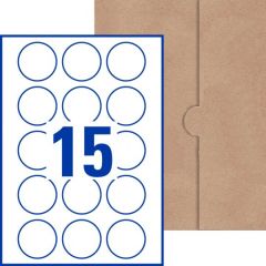 Klistremerker kraftpapir