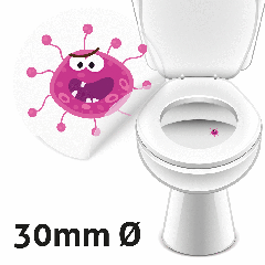 monster toalett klistremerker 