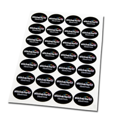 Ovale papirklistremerker