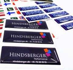 3D-klistremerker rektangulære