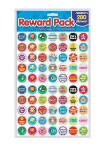 Klistremerker til belønning 208 stk. 