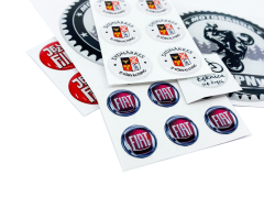 3D-klistremerker runde